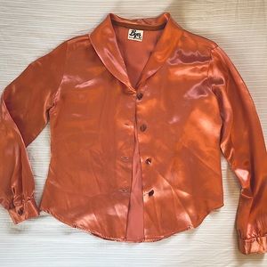 Vintage Byer California peach blouse